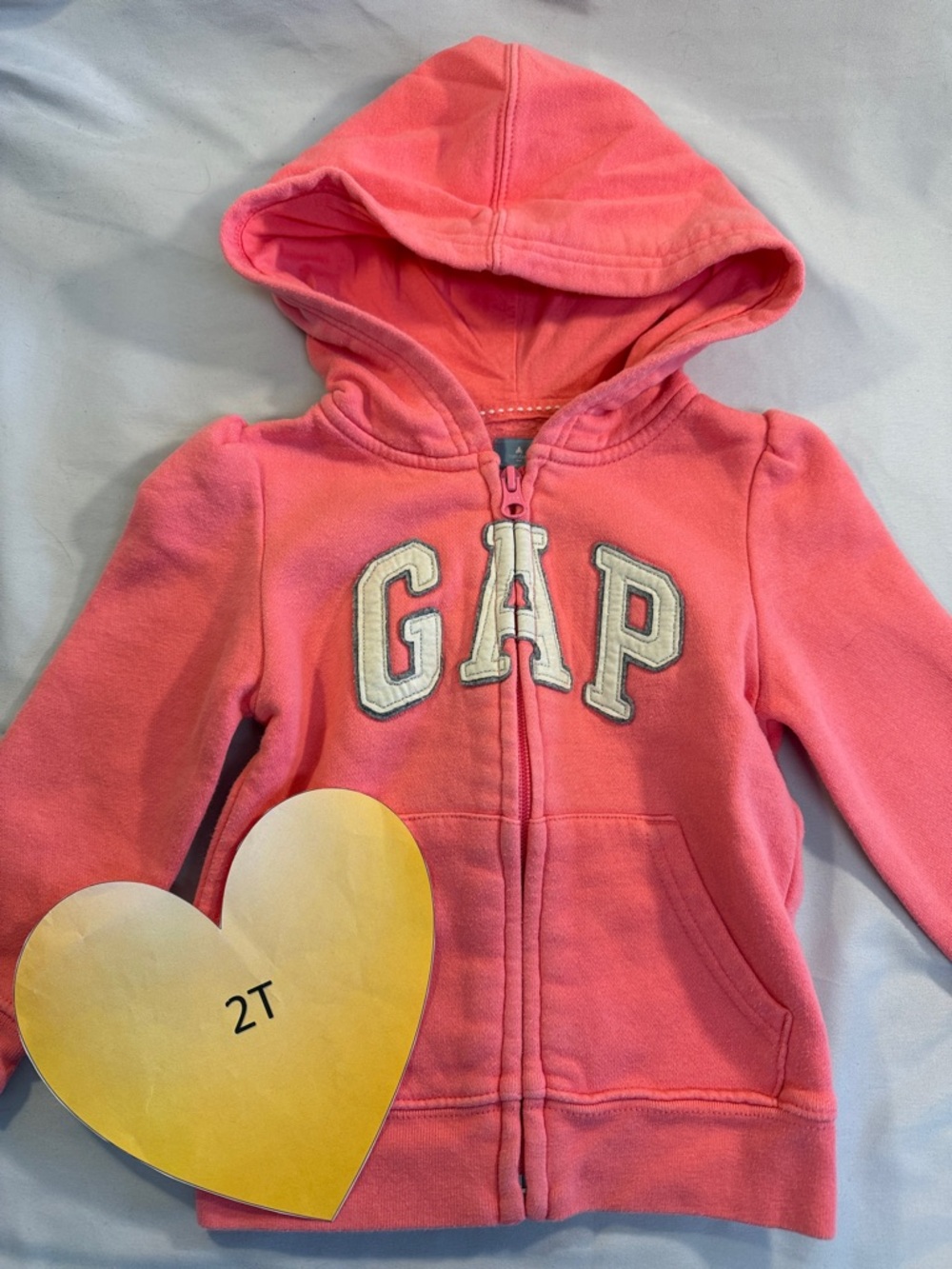 GAP kids - full zip hoodie. Size 2